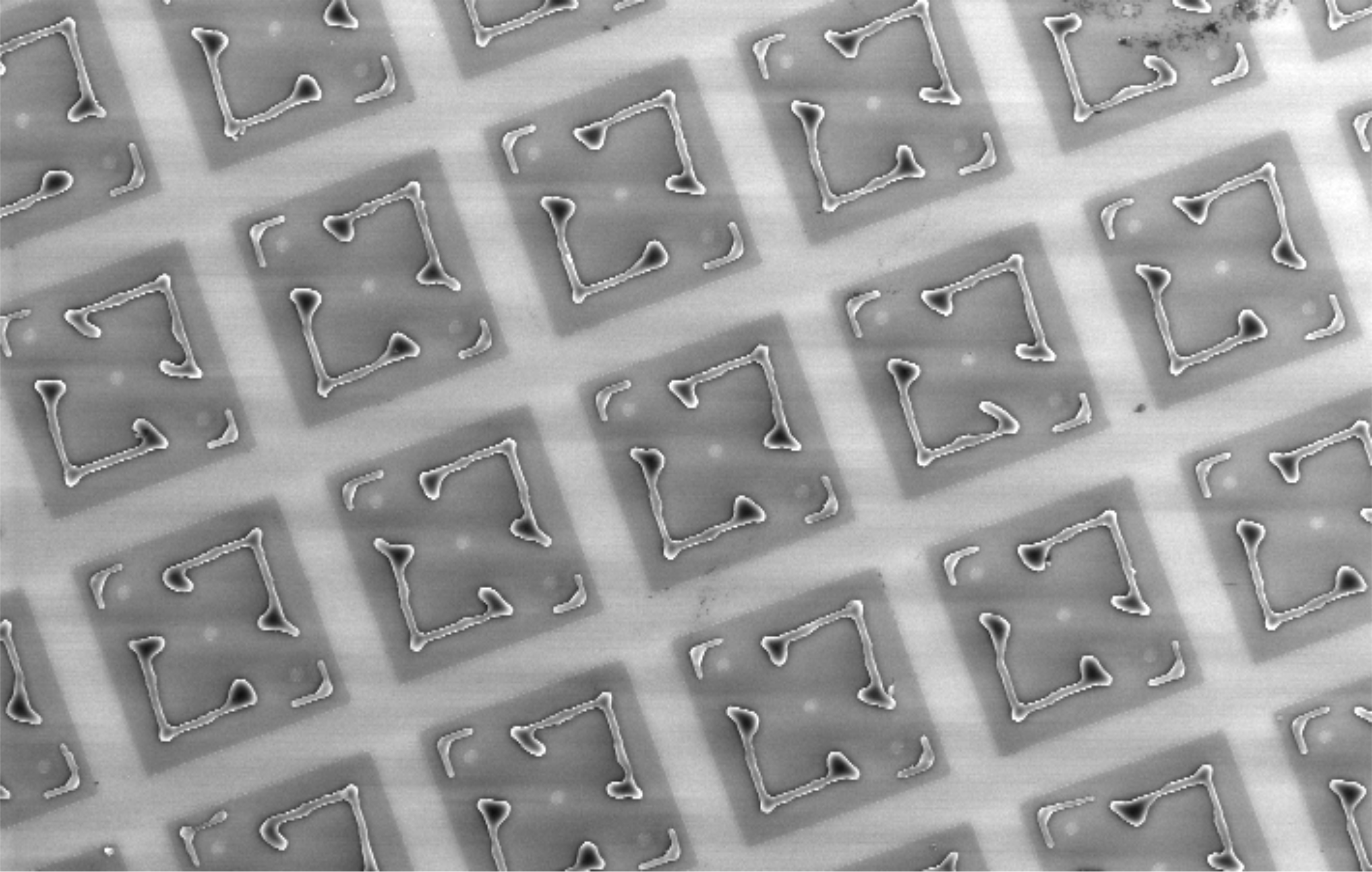 Templated dewetting of ultra-thon SOI