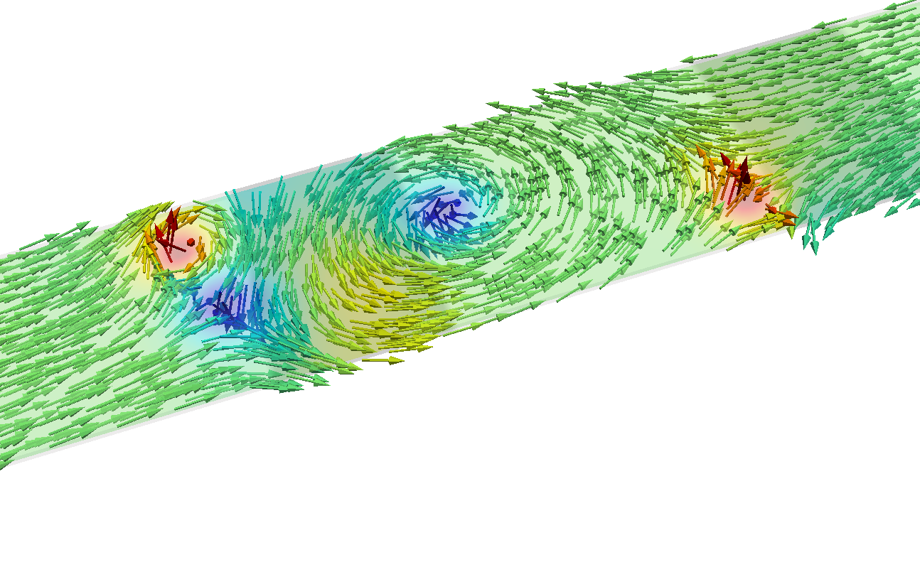 Vortex antivortex formation and dynamics in multisegmented nanowires